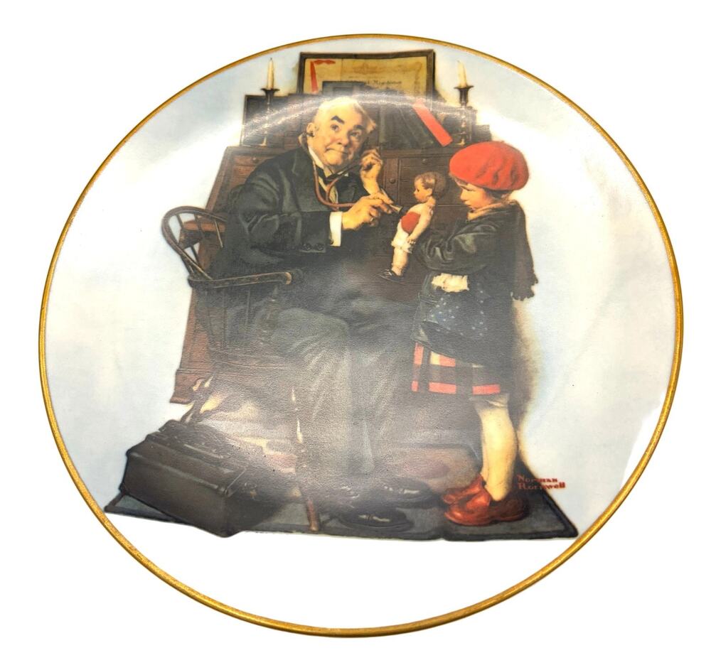 Norman Rockwell Mother's Day by Royal Devon 1975